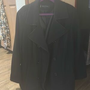 Wool waist length pea coat